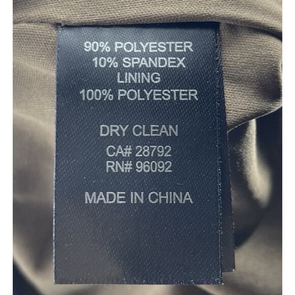 Dalia Open Front Jacket Size XL Chocolate Brown Faux Suede Womens - Picture 5 of 5